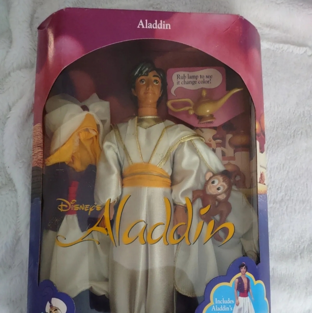 Mattel 1992 Aladdin doll new with box unisex